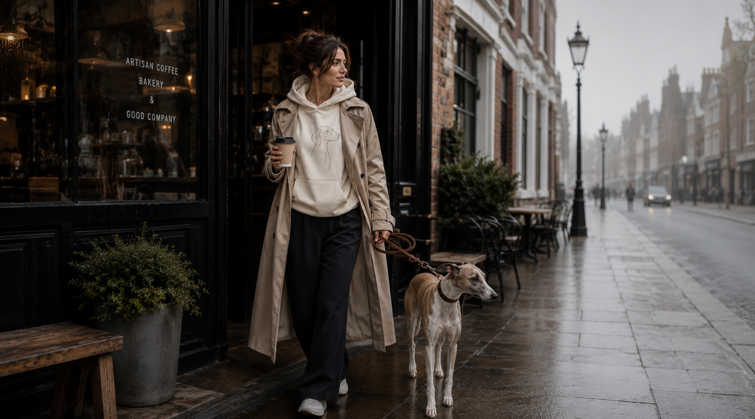 Crisp Mornings & Coffee Runs: Styling Your Paws & Proper Hoodie