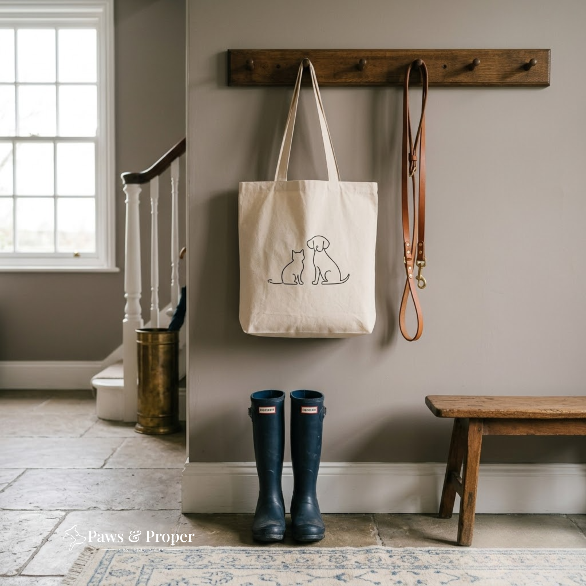 Shop our curated collection of premium cotton tote bags. Featuring minimalist dog and cat line art, our eco-friendly canvas bags are perfect for the stylish pet lover.