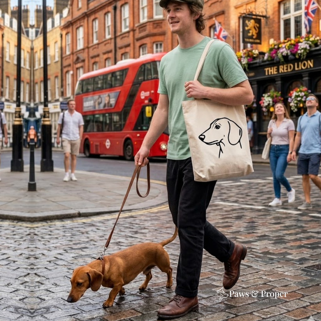The Signature Organic Tote | Dachshund